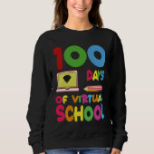 100 Days Of Virtual School 2023 スウェットシャツ (正面)