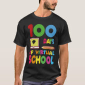 100 Days Of Virtual School 2023 Tシャツ (正面)