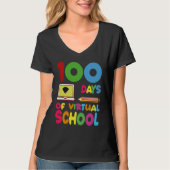 100 Days Of Virtual School 2023 Tシャツ (正面)