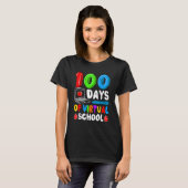 100 Days Of Virtual School Funny 100th Day Of Scho Tシャツ (正面フル)