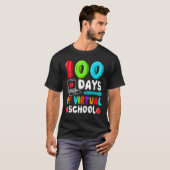 100 Days Of Virtual School Funny 100th Day Of Scho Tシャツ (正面フル)
