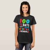 100 Days Of Virtual School Funny 100th Day Of Scho Tシャツ (正面フル)