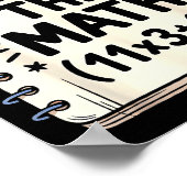 100 Days School Math Equation Do The Math 100 Funn ポスター (角)