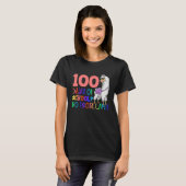 100 Days School No Sample Llama Teacher Or Student Tシャツ (正面フル)