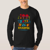 100 Days Sharper   100 Days Of School Tシャツ (正面)
