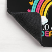 100 Days Smarter 100th Day Of Kindergarten Teacher マウスパッド (コーナー)