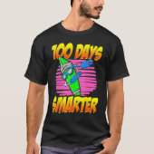 100 Days Smarter 100th Day Of School Dabbing Crayo Tシャツ (正面)