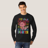 100 Days Smarter Axolotl 100th Day Of School Girls Tシャツ (正面フル)