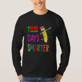100 Days Smarter   Dabbing Crayons 100th Day Of Sc Tシャツ (正面)