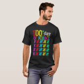 100 Days Smarter Happy 100th Day Of School Student Tシャツ (正面フル)