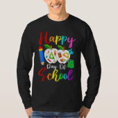 100 Days Smarter Happy 100th Day Of School Student Tシャツ (正面)