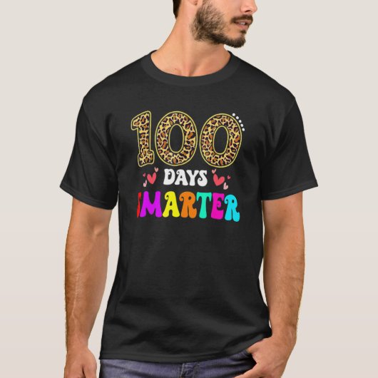 100 Days Smarter Kindergarten 100th Day Of School  Tシャツ (正面)