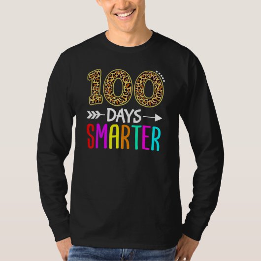 100 Days Smarter Kindergarten 100th Day Of School Tシャツ (正面)