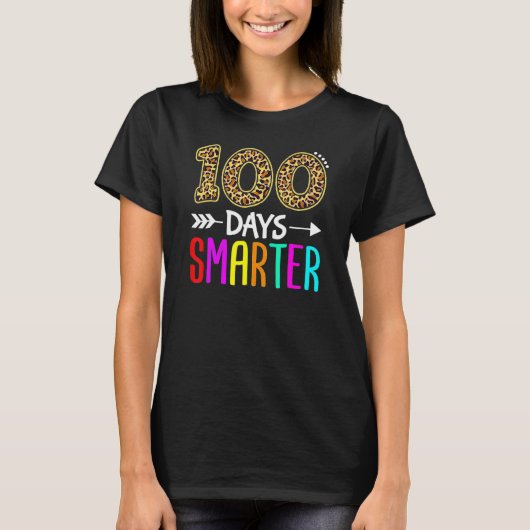 100 Days Smarter Kindergarten 100th Day Of School Tシャツ (正面)