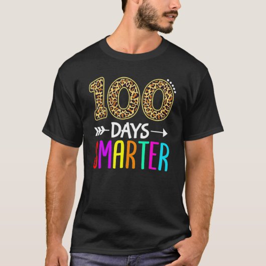 100 Days Smarter Kindergarten Child 100th Day Of S Tシャツ (正面)