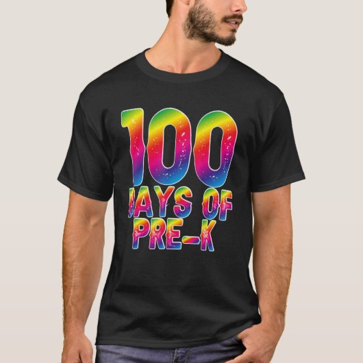 100 Days Smarter Pre-K Happy 100th Day Of School P Tシャツ (正面)
