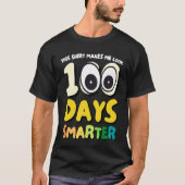 100 Days Smarter Preschool Kindergarten Elementary Tシャツ (正面)