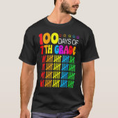 100 Days Smarter Seventh Grade 100th Day Of School Tシャツ (正面)