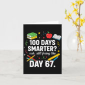 100 Days Smarter Still Feeling Like Day 67 Meme Fu カード (黄色い花)