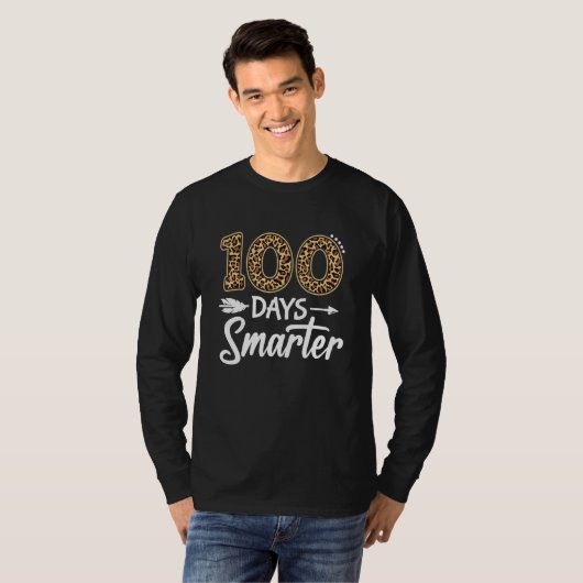 100 Days Smarter Teacher or Student 100th Day of s Tシャツ (正面フル)