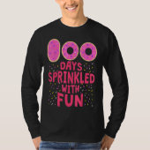 100 Days Sprinkled With Fun 100th Day Cute Donut G Tシャツ (正面)