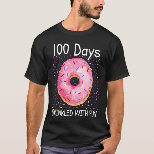 100 Days Sprinkled With Fun 100th Day of School 10 Tシャツ (正面)