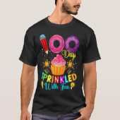 100 Days Sprinkled With Fun Cupcake 100th Day Of S Tシャツ (正面)