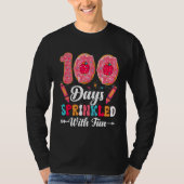 100 Days Sprinkled With Fun  Sprinkles Cupcake Sch Tシャツ (正面)