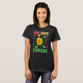 100 Days Strong Dabbing Avocado Sunglasses 100 Day Tシャツ (正面フル)