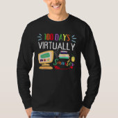 100 Days Virtually Smarter 100th Day Of School Kid Tシャツ (正面)