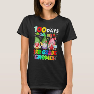 100 Days With My 3rd Grade Gnomies Gnome 100th Day Tシャツ