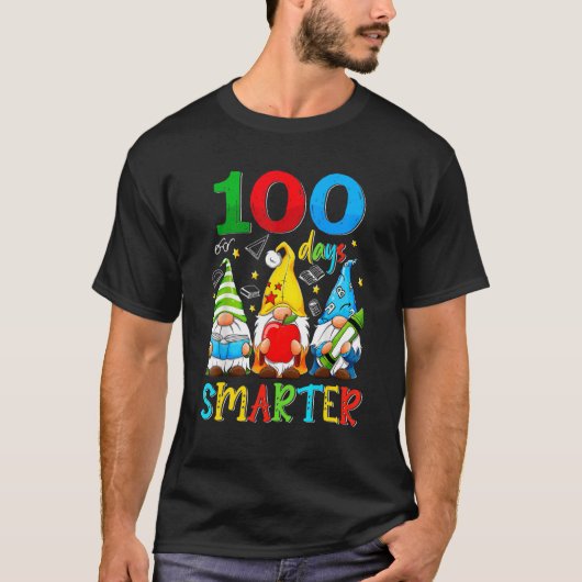 100 Days Y'all Gnomes Happy 100th Day Of School Sm Tシャツ (正面)
