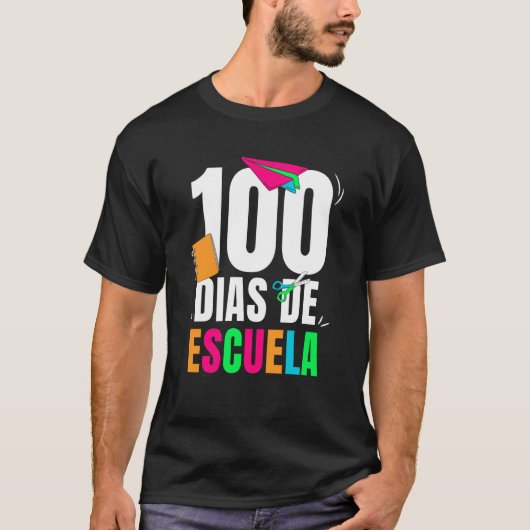 100 Dias De Escuela Class Kids 100 Days Of School  Tシャツ (正面)