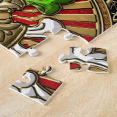 [100] Dorjeのチベットの二重曼荼羅 ジグソーパズル (側面)