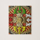 [100] Dorjeのチベットの二重曼荼羅 ジグソーパズル (縦)