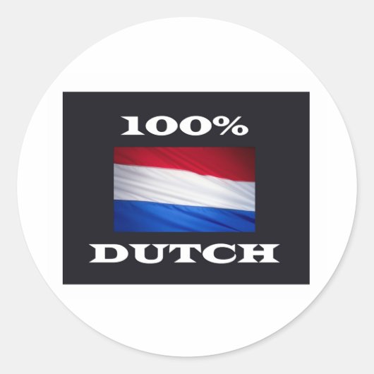 100% dUTCH ラウンドシール (正面)