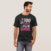 100 Flamazing Days Of School Flamingo 100th Day Fo Tシャツ (正面フル)