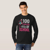 100 Flamazing Days Of School Flamingo 100th Day Fo Tシャツ (正面フル)