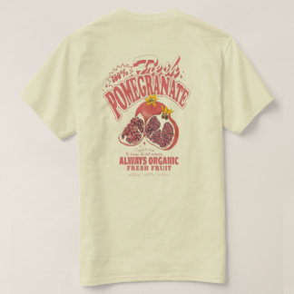 "100% Fresh Pomegranate" – Organic Fruit Lover Tee Tシャツ