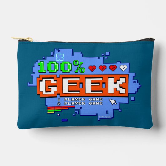 100% Geek アクセサリーポーチ (正面)