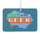 100% Geek カーエアーフレッシュナー (裏面)