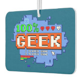 100% Geek カーエアーフレッシュナー (左)