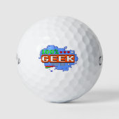 100% Geek ゴルフボール (正面)