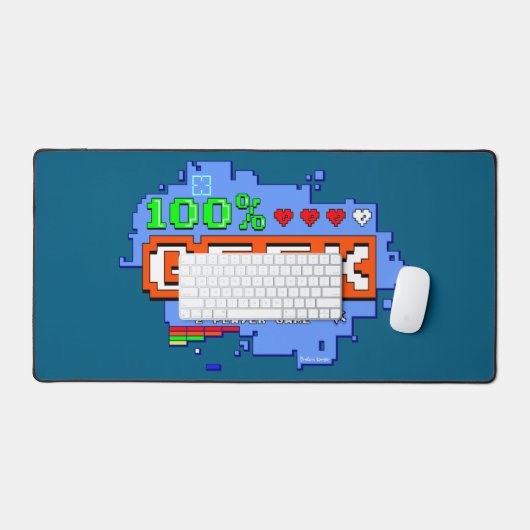 100% Geek デスクマット (キーボード&マウス)