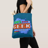 100% Geek トートバッグ (クローズアップ)