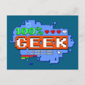 100% Geek ポストカード (正面)