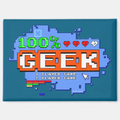 100% Geek マグネット (正面)