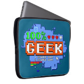 100% Geek ラップトップスリーブ (正面右)