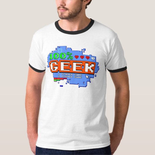 100% Geek Tシャツ (正面)