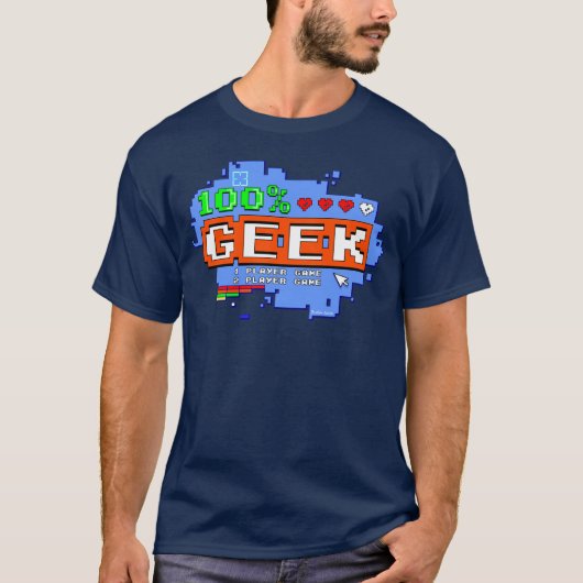 100% Geek Tシャツ (正面)